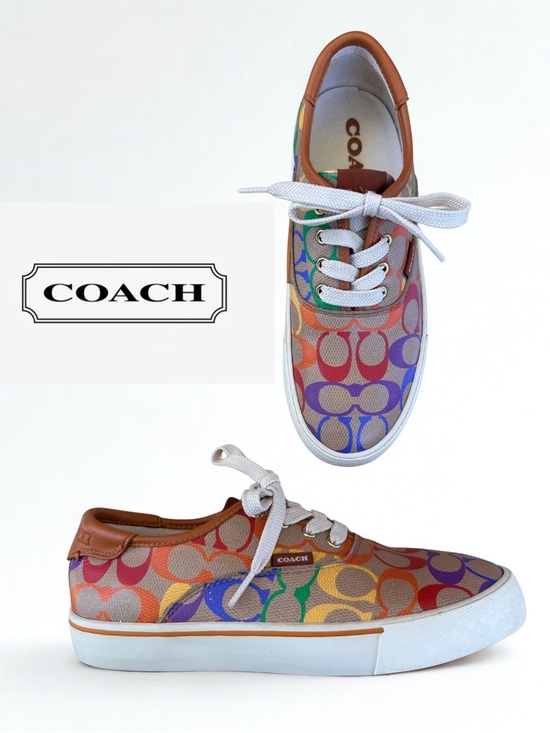 Coach Shoes - COACH Rare & Vibrant Authentic Multicolored Shoes | Women’s 6.5B